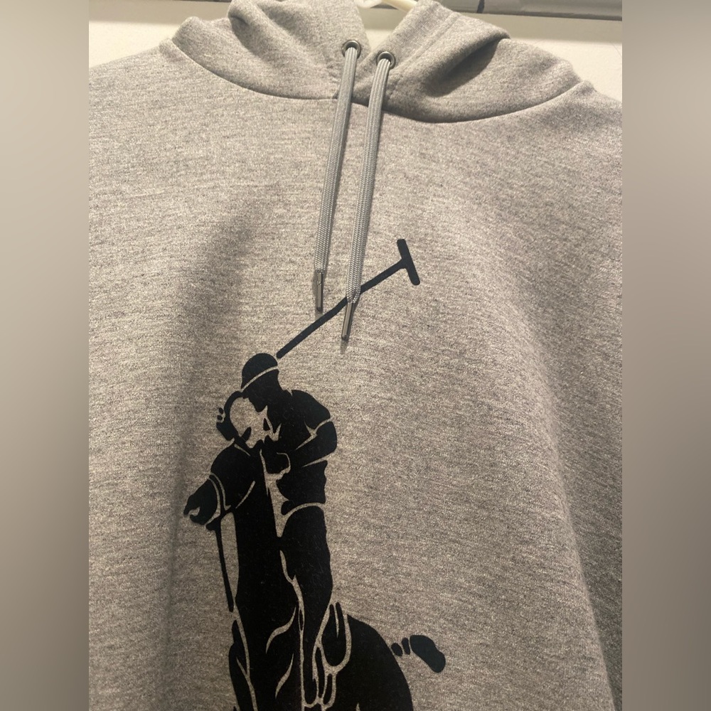 Polo Ralph Lauren double knit pull over hoodie size small men’s